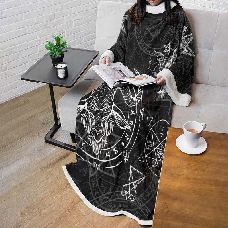 Satan Sigil SED-0427 Sleeved Blanket