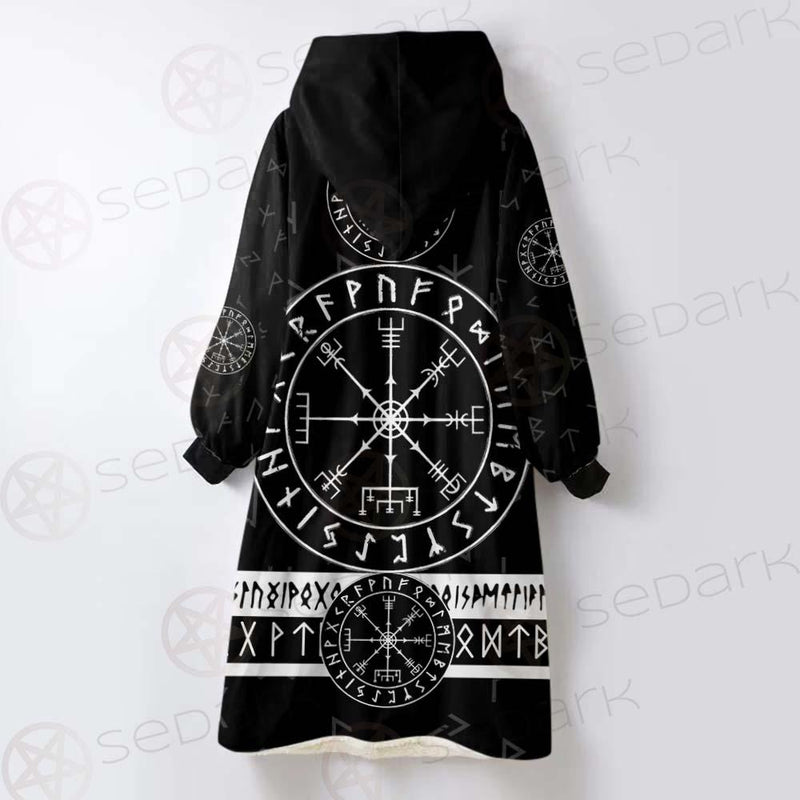 Viking Symbol SED-0428 Oversized Sherpa Blanket Hoodie