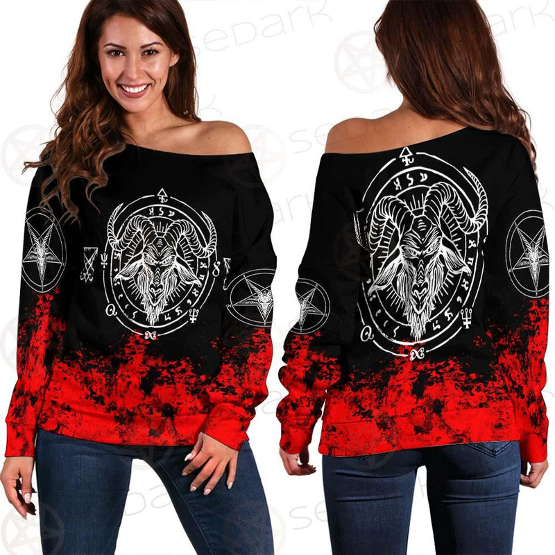 Satan Fire SED-0429 Off Shoulder Sweaters