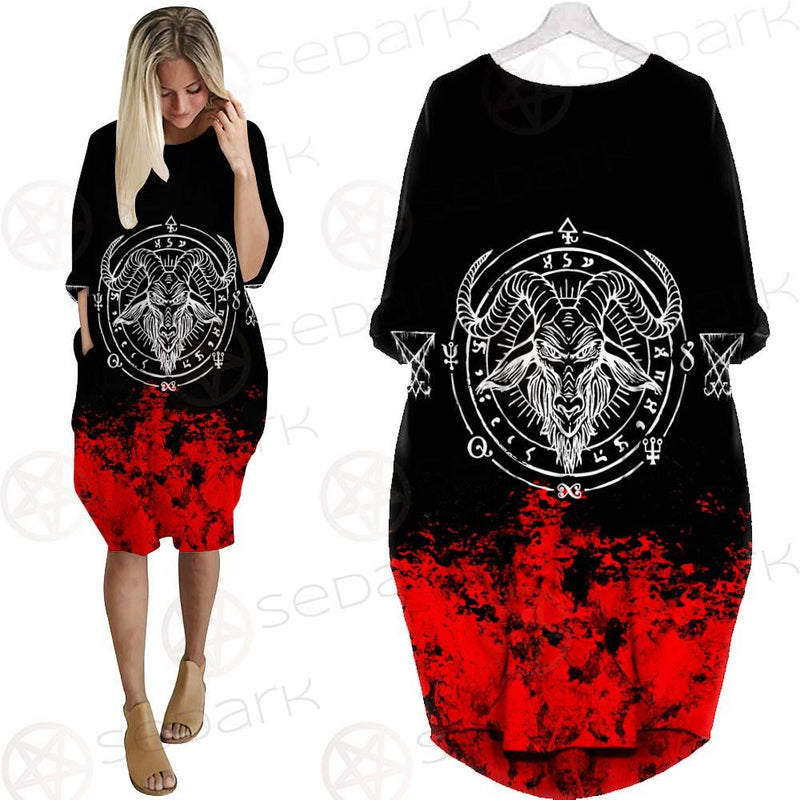 Satan Fire SED-0429 Batwing Pocket Dress