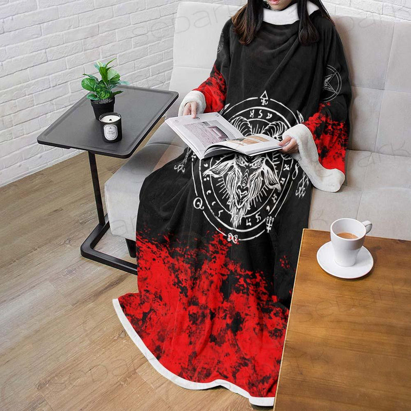 Satan Fire SED-0429 Sleeved Blanket