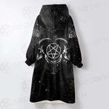 Satanic Symbol SED-0430 Oversized Sherpa Blanket Hoodie