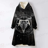 Satanic Symbol SED-0430 Oversized Sherpa Blanket Hoodie