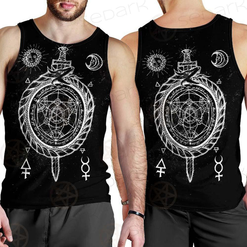 Alchemy Symbols SED-0431 Men Tank-tops