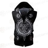 Alchemy Symbols SED-0431 Zip Sleeveless Hoodie