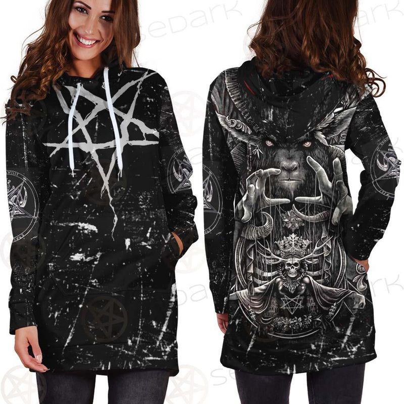 Satanic 666 SED-0432 Hoodie Dress