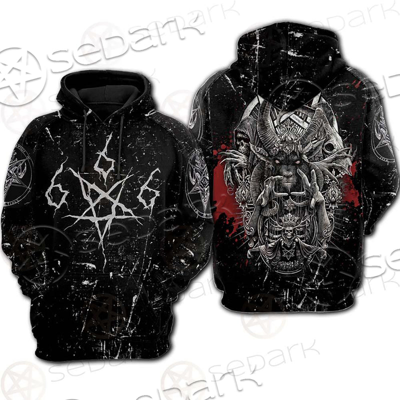 Satanic 666 SED-0432 Hoodie & Zip Hoodie Raglan