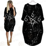 Satanic 666 SED-0432 Batwing Pocket Dress