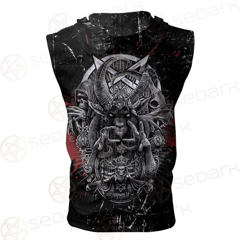 Satanic 666 SED-0432 Zip Sleeveless Hoodie