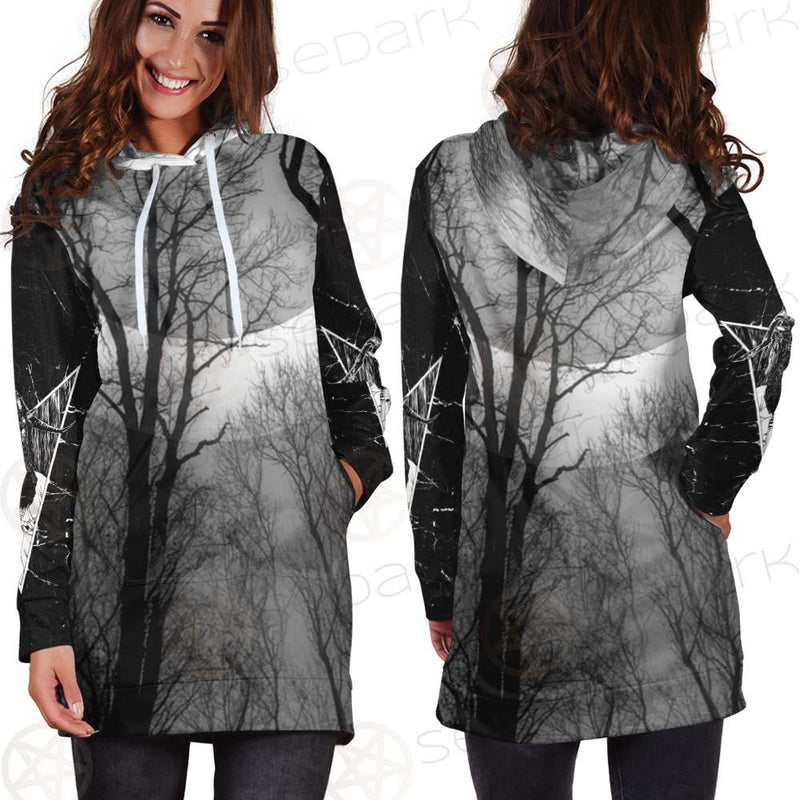 Satan Forest Moon SED-0433 Hoodie Dress