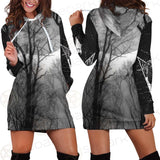 Satan Forest Moon SED-0433 Hoodie Dress