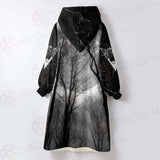 Satan Forest Moon SED-0433 Oversized Sherpa Blanket Hoodie