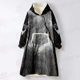 Satan Forest Moon SED-0433 Oversized Sherpa Blanket Hoodie