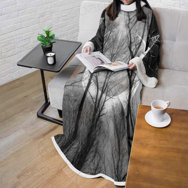 Satan Forest Moon SED-0433 Sleeved Blanket