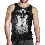 Satanic Inverted Cross 666 SED-0434 Men Tank-tops