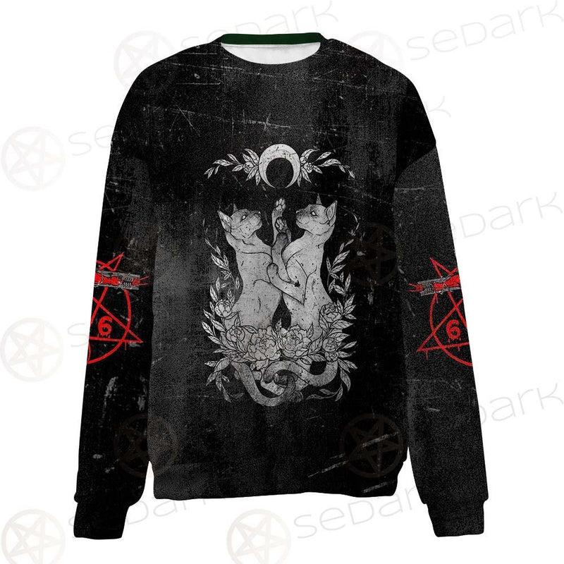 Satanic Inverted Cross 666 SED-0434 Unisex Sweatshirt