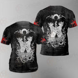 Satanic Inverted Cross 666 SED-0434 Unisex T-shirt