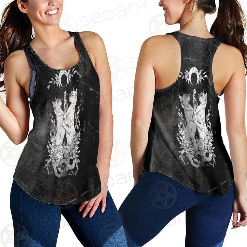 Satanic Inverted Cross 666 SED-0434 Women Tank Top