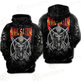 Hail Satan SED-0437 Hoodie & Zip Hoodie Raglan