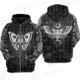 Death Moth Butterfly SED-0438 Hoodie & Zip Hoodie Raglan