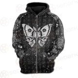 Death Moth Butterfly SED-0438 Hoodie & Zip Hoodie Raglan