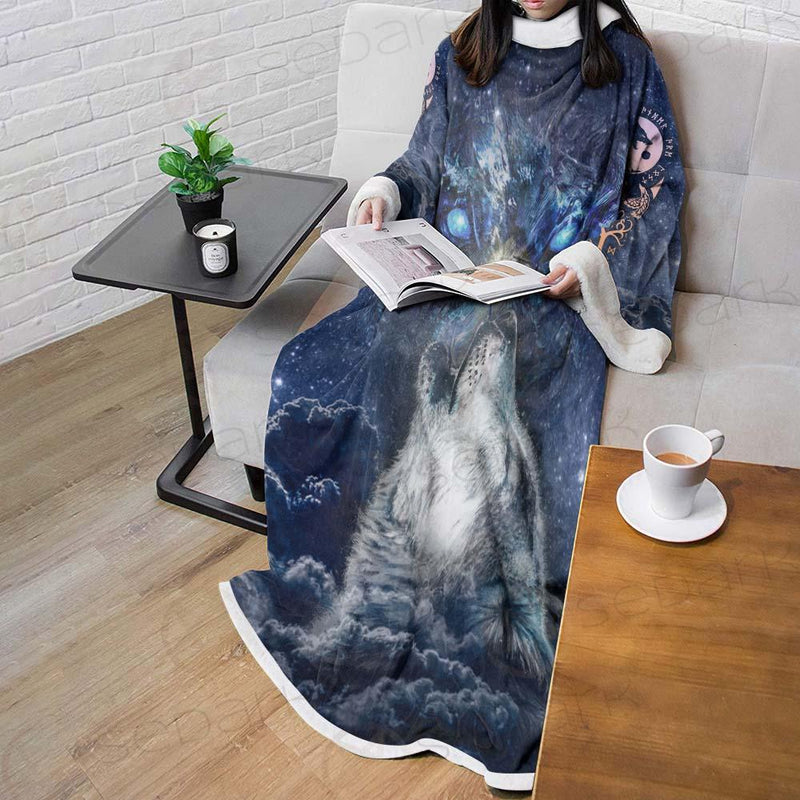 Viking Lion SED-0439 Sleeved Blanket