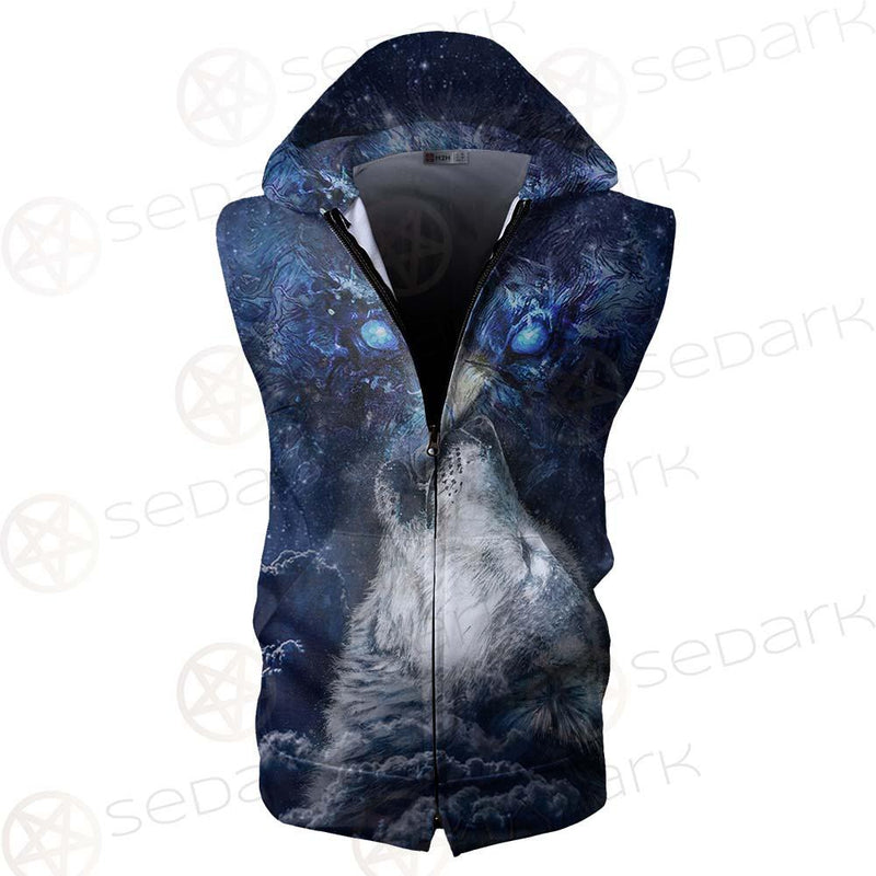 Viking Lion SED-0439 Zip Sleeveless Hoodie