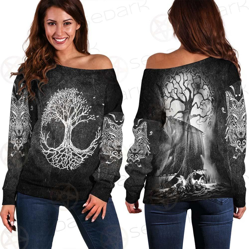 Viking Tree SED-0440 Off Shoulder Sweaters