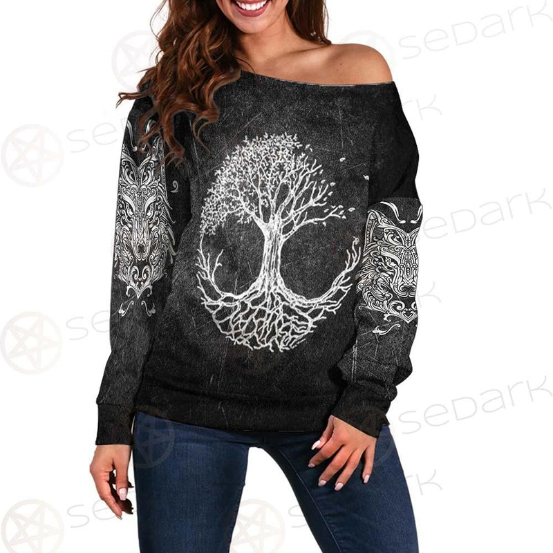 Viking Tree SED-0440 Off Shoulder Sweaters