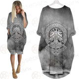 Viking And Norse Symbols SED-0441 Batwing Pocket Dress