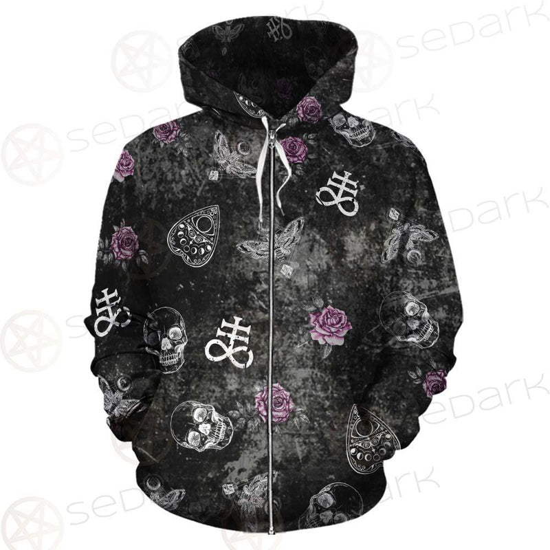 Ouija Death Moth Butterfly SED-0443 Hoodie & Zip Hoodie