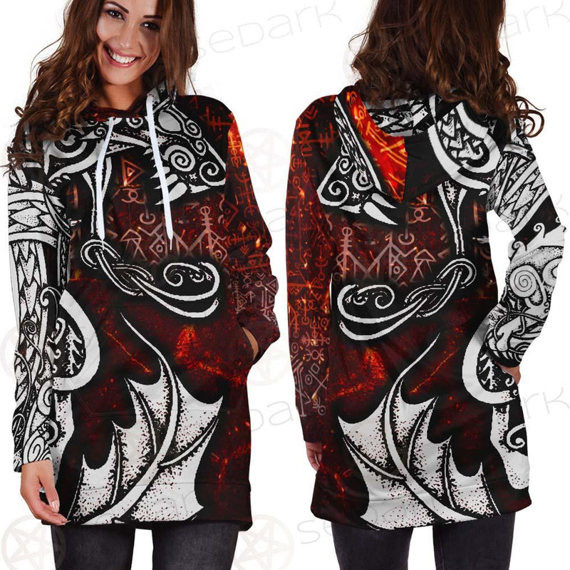 Viking Dragon SED-0444 Hoodie Dress