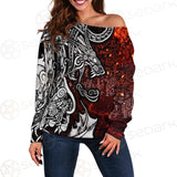 Viking Dragon SED-0444 Off Shoulder Sweaters