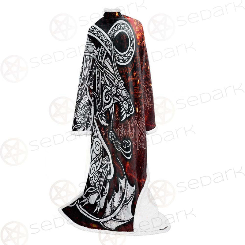 Viking Dragon SED-0444 Sleeved Blanket