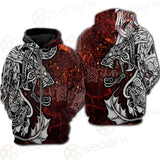 Viking Dragon SED-0444 Hoodie & Zip Hoodie Raglan