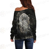 Gothic Ouija SED-0445 Off Shoulder Sweaters