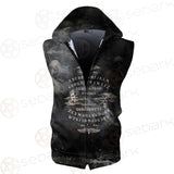 Gothic Ouija SED-0445 Zip Sleeveless Hoodie