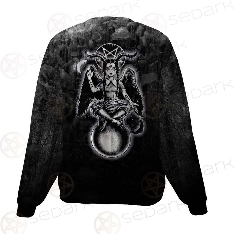 Pentagram Skull Forest SED-0449 Unisex Sweatshirt