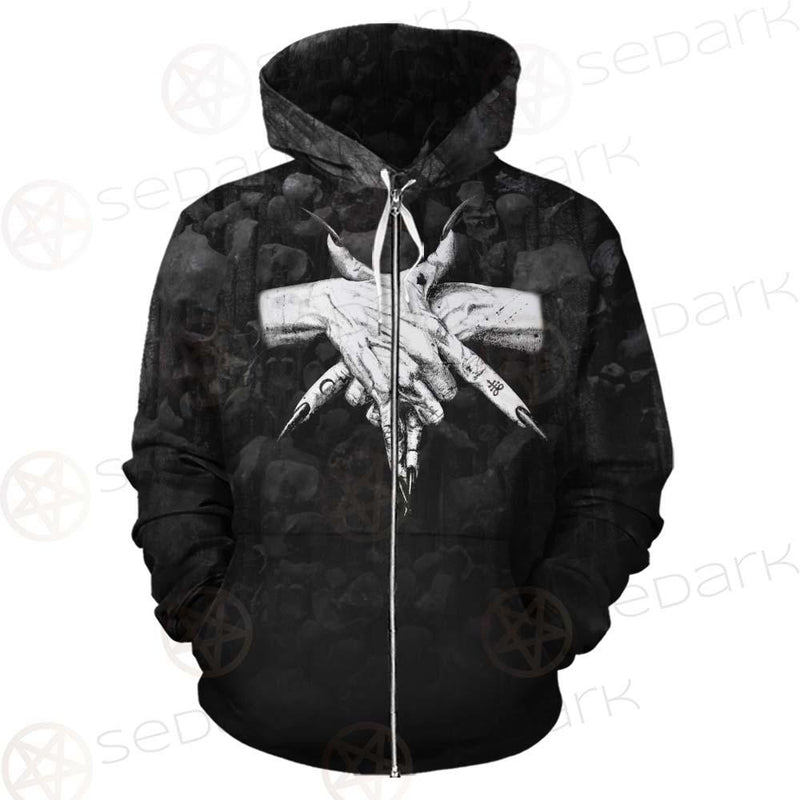 Pentagram Skull Forest SED-0449 Hoodie & Zip Hoodie