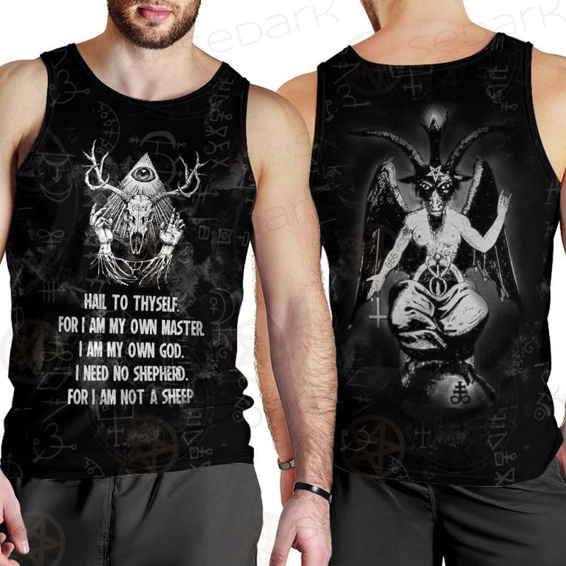 Hail Satan SED-0452 Men Tank-tops
