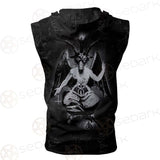Hail Satan SED-0452 Zip Sleeveless Hoodie