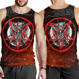 Red Baphomet SED-0453 Men Tank-tops