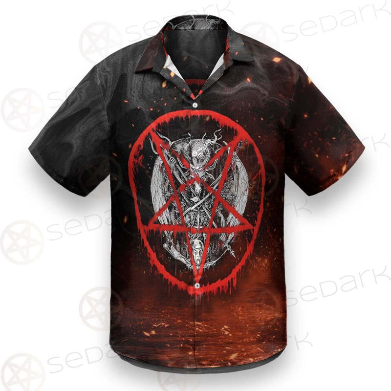 Red Baphomet SED-0453 Shirt Allover