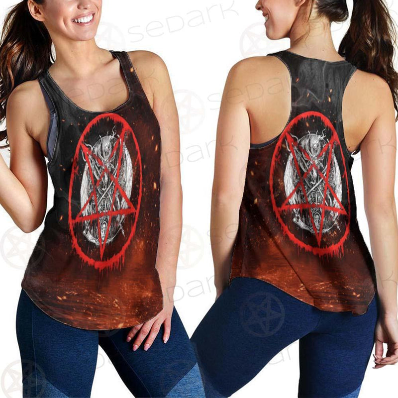 Red Baphomet SED-0453 Women Tank Top