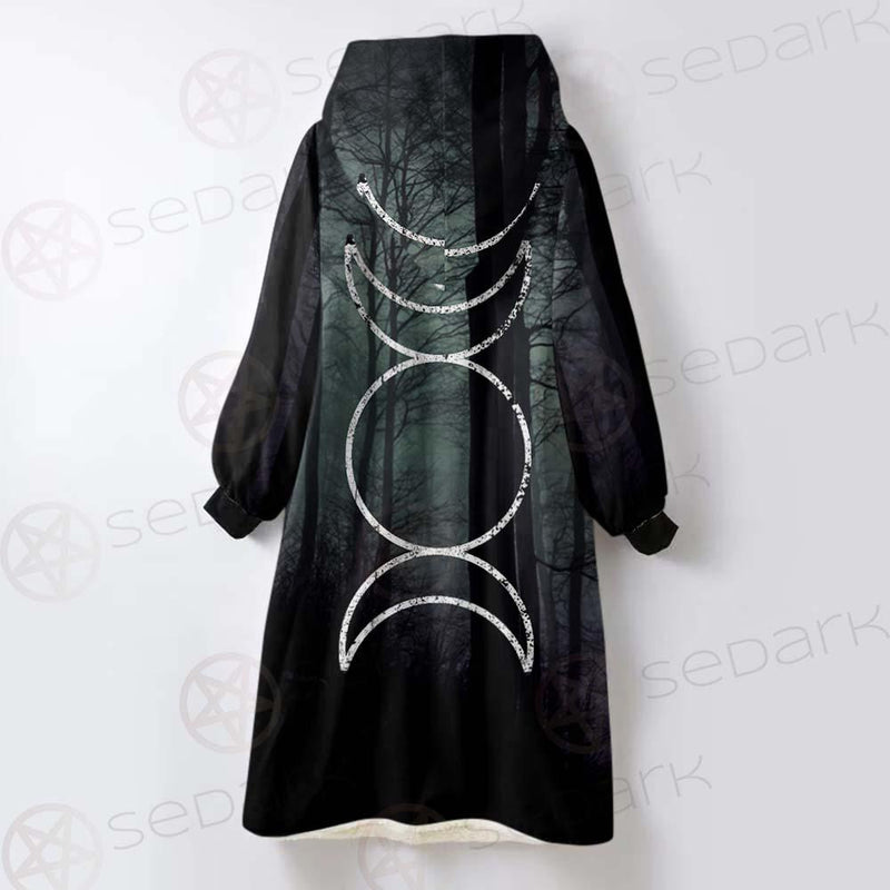 Wicca Forest SED-0454 Oversized Sherpa Blanket Hoodie