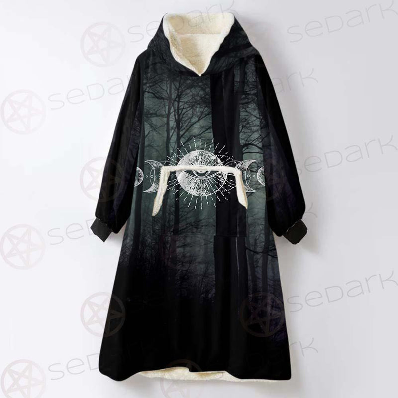 Wicca Forest SED-0454 Oversized Sherpa Blanket Hoodie