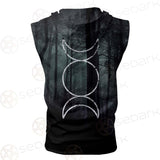 Wicca Forest SED-0454 Zip Sleeveless Hoodie