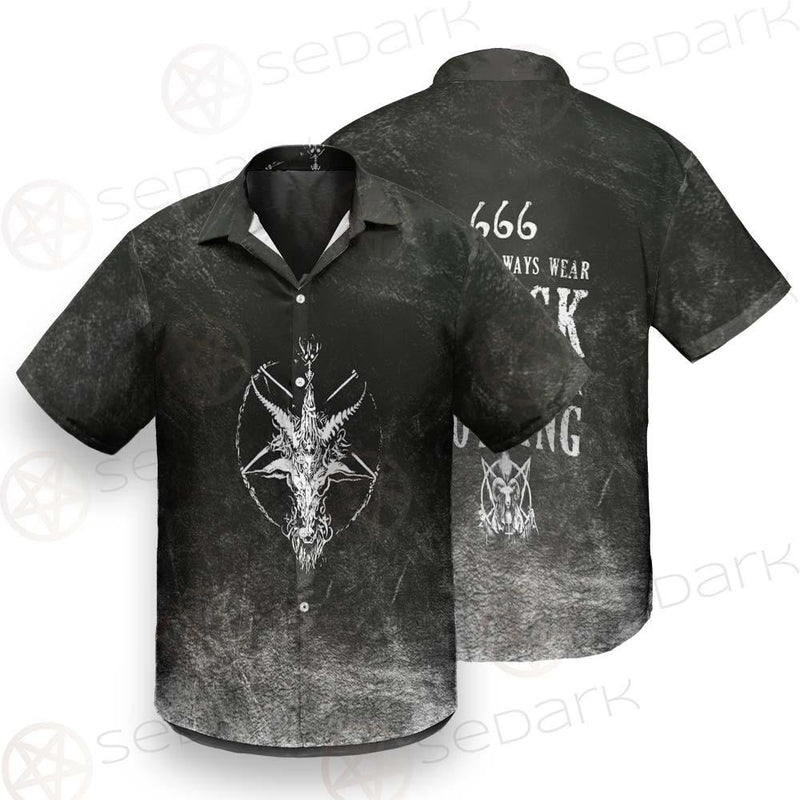 Satan 666 Skulls SED-0455 Shirt Allover