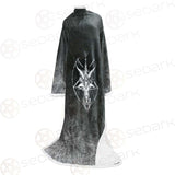 Satan 666 Skulls SED-0455 Sleeved Blanket