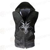 Satan 666 Skulls SED-0455 Zip Sleeveless Hoodie